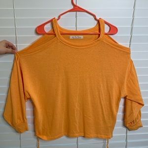 Free People Orange Top